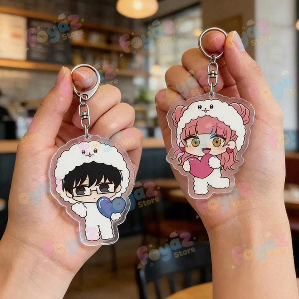 Anime You and I Are Polar Opposites Keychain Accessories Bag