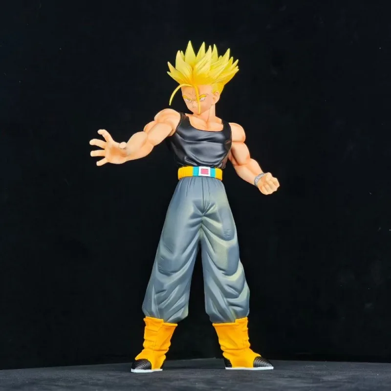 29cm Dragon Ball Z Anime Trunks PVC Figure, Future Trunks Super Saiyan Action Figure, Collectible Desktop Decorative Toy
