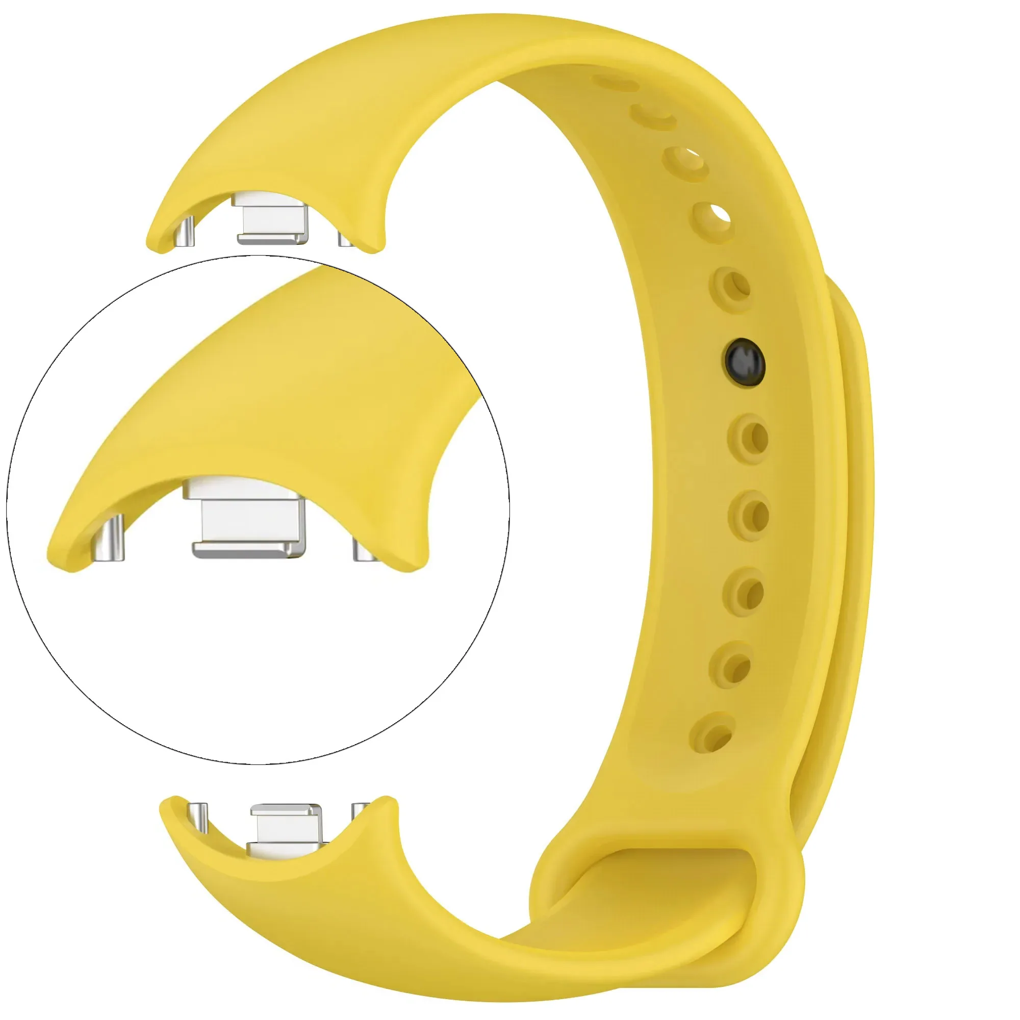 Weiches offizielles Silikonarmband für Xiaomi Mi Band 10 9 8, atmungsaktives Armband, Zubehör, Gürtel für MiBand 9 8, Ersatzarmband