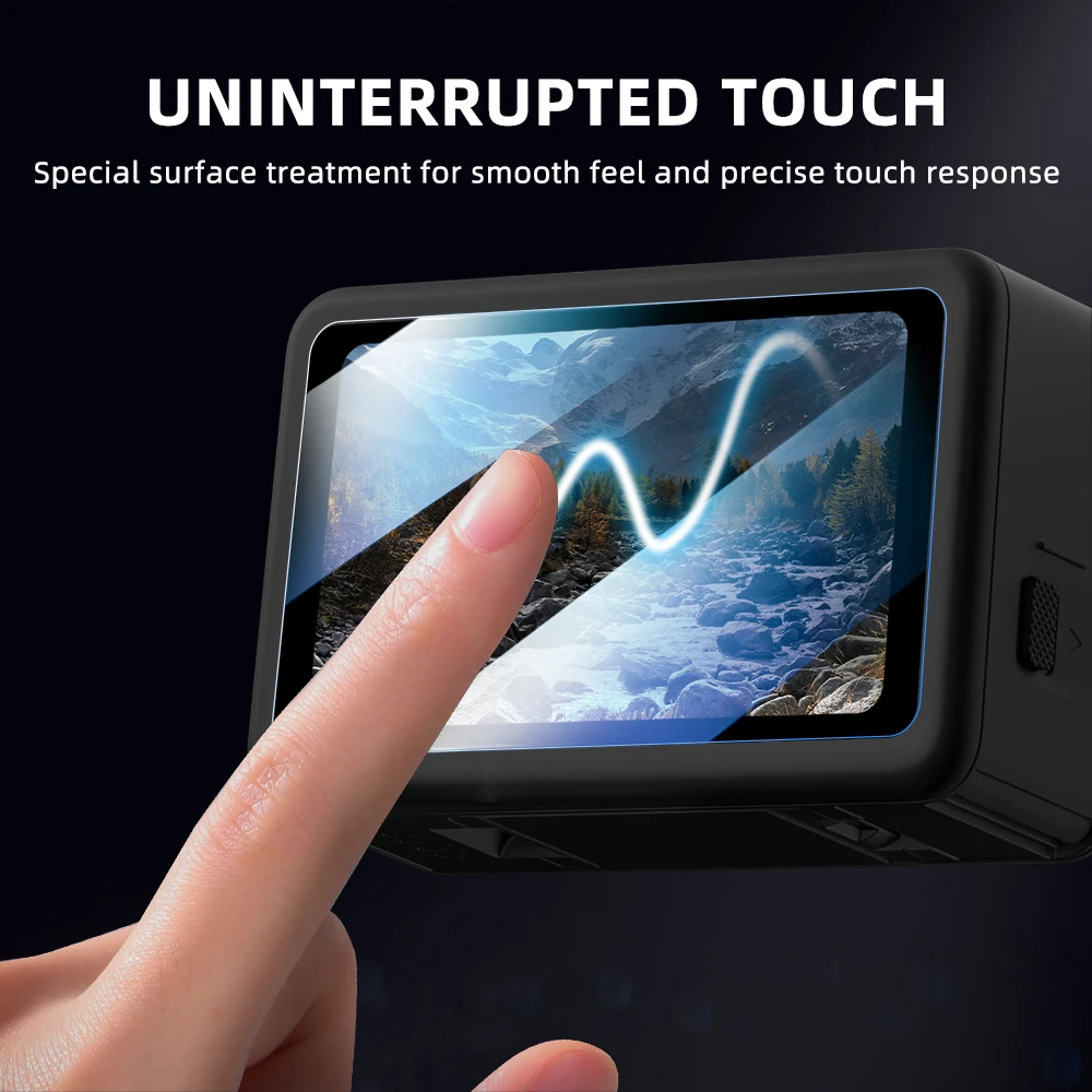 Flymile beschermfolie voor DJI OSMO Action 6-accessoires Lensscherm Gehard glas HD-beschermfolie