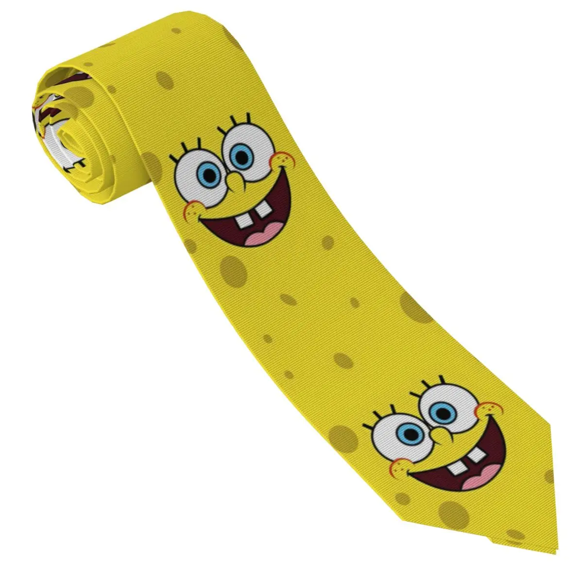 Custom S-Sponges Anime B-Bobeds Neck Ties Mens Animated Comedy Cravat For Father's DayAnime