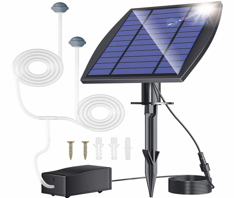 Manufacturer Supply: Solar Oxygen Pump, Ultra-quiet, Large Bubble Volume, Oxygen Pump, Outdoor Aquarium, Aquarium