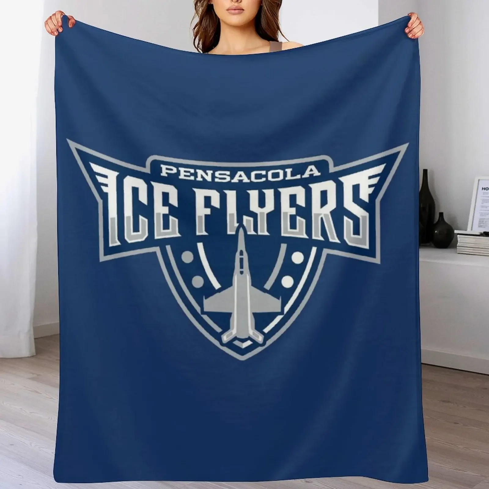 

pensacola ice flyers primary essential Throw Blanket Sofa Throw Baby Bed covers anime Blankets