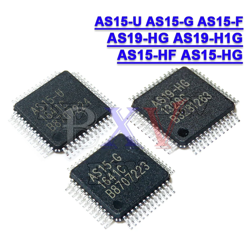 5PCS AS15-F AS15-G QFP-48 AS15-HF AS15-HG AS15-U AS19-H1G AS19-HG AS15F 100% New QFP IC Chipset