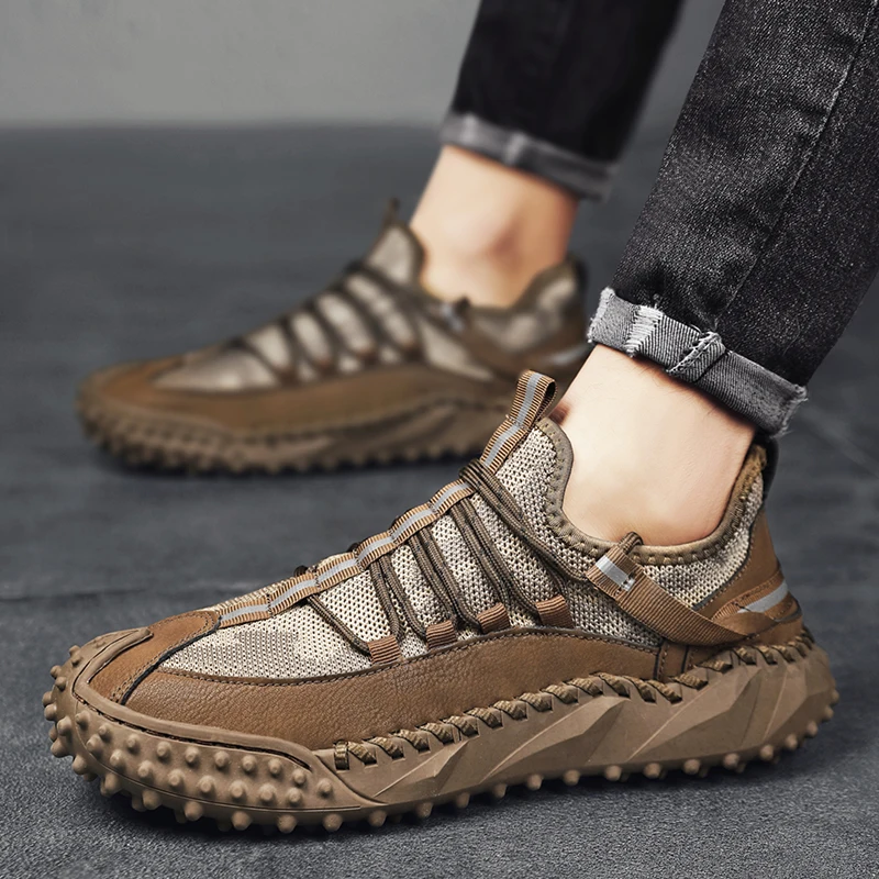 Spring Men's Golf Shoes, Outdoor Versatile and Comfortable Jogging Shoes, Men's Outdoor Casual Walking Shoes, Sizes 39-44