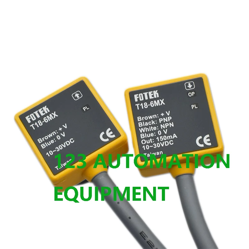 정통 새로운 FOTEK T18-3MNB + 18T 6MX 30MX 울트라 짧은 광전 센서 스위치 상관 유형