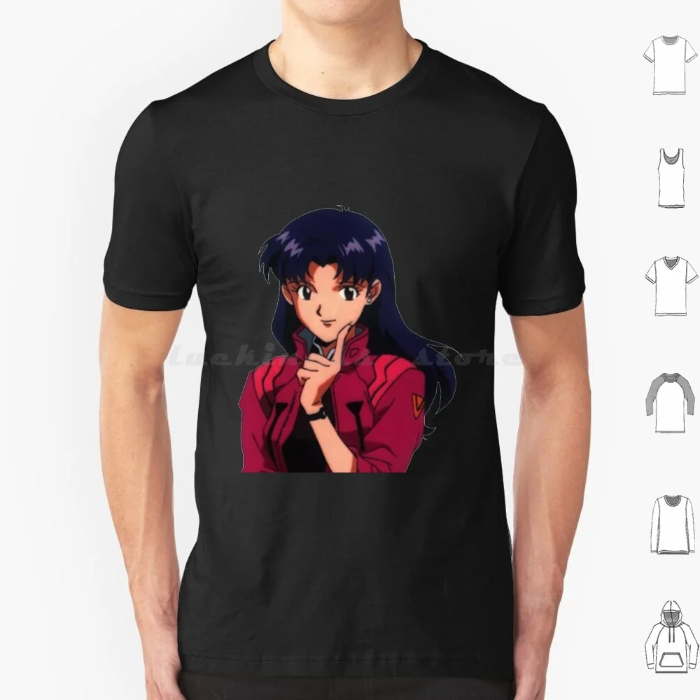 Misato Katsuragi | Cool Anime Peeker T Shirt Cotton Men Women Diy Print Misato Katsuragi Anime Eva Shinji Shinji Ikari Nge