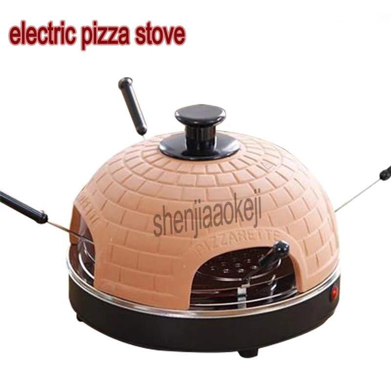 Бытовая электрическая мини-печь для пиццы на 3-5 человек, 220 В, 800 Вт, 1 шт.