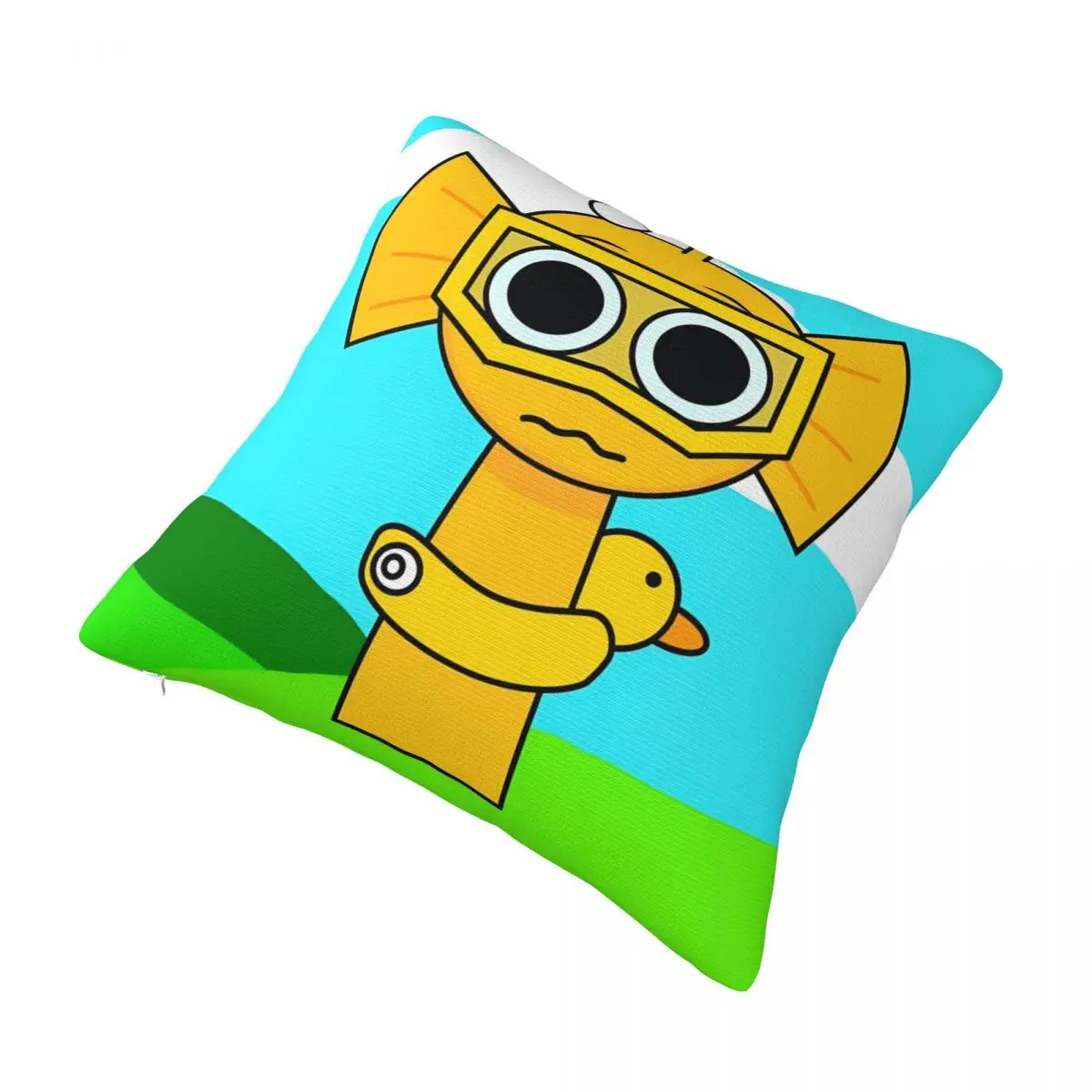 S-Sprunki لعبة كيس وسادة 2025 جديد غطاء الوسادة مربع نمط وسادة غطاء خمر سادات لمكتب سيارة ديكور المنزل #3