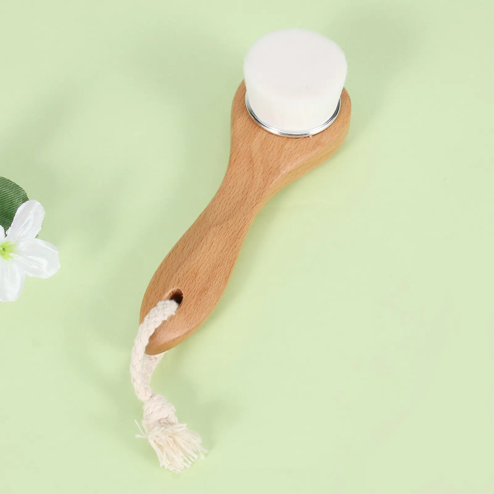 1Pcs Exfoliating Facial Brush Deep Cleansing Oil Dirt Makeup Removal Super Fine Fiber Soft Bristles for All Skin Types Facial