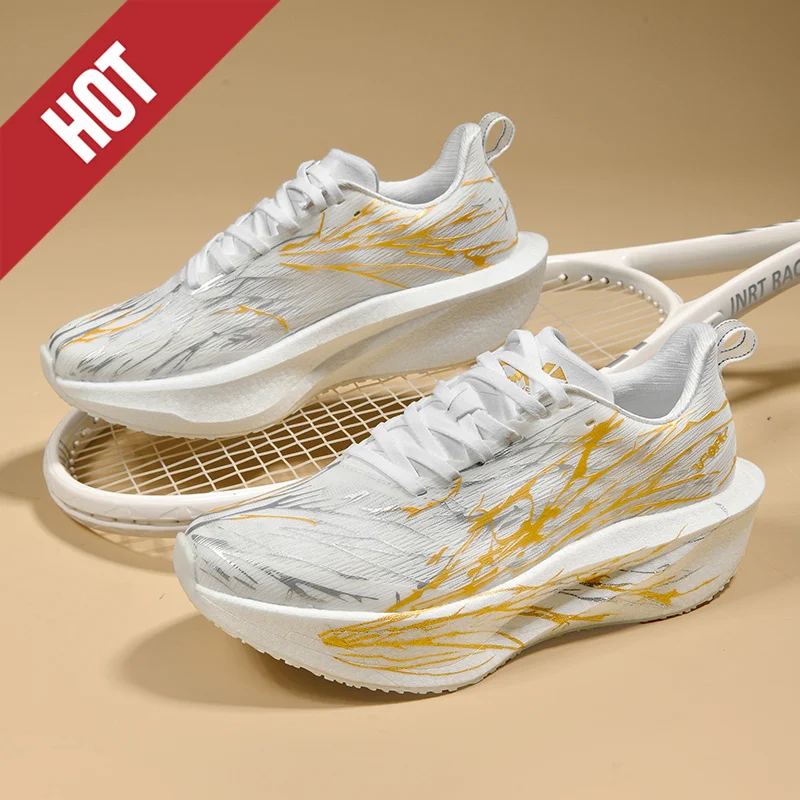 Laufschuhe mit Carbonplatte Spezial-Marathon-Schuhe für Herren Atmungsaktive Leichte Bequeme Rutschfeste Sneaker für Damen – Detail 8