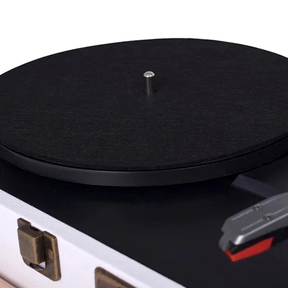 2Pcs Vinyl Record Protective Mat Durable Felt Pads Replacement for Record Player Accessories Turntable Use Turntable Mat