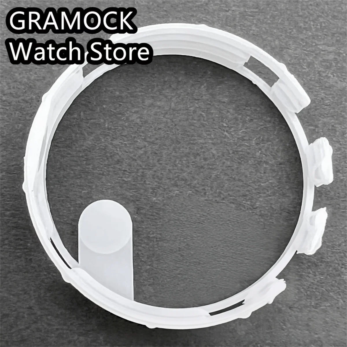 GRAMOCK VK63 VK64 Movement Plastic Ring Apacer Ring Fit For The 42mm to 42.5mm Quartz Movement Case Watch Case Accessories Parts