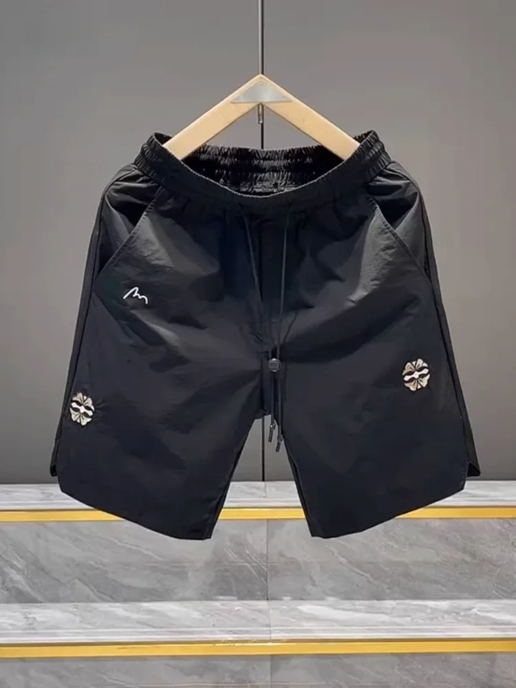 

High-End Men's ort Pants 2026 New Summer Outdoor Wear Qui Dry Sports Casual Loose Five-Quarter Length Men's Sle