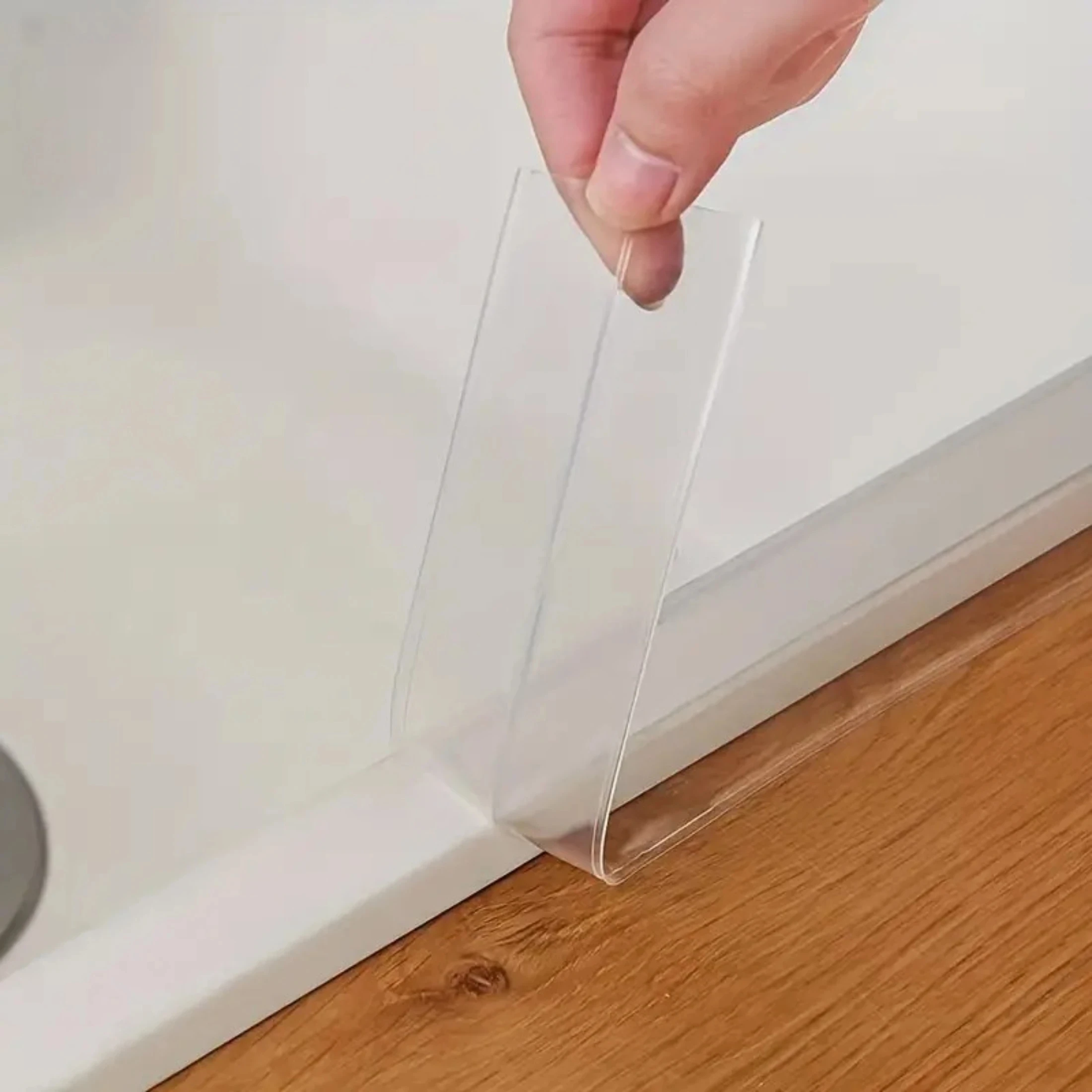 1 Roll of Waterproof Transparent PVC Self-adhesive Tape-Perfect for Bathrooms, Toilets, Sinks, and Kitchens-Super Adhesive!