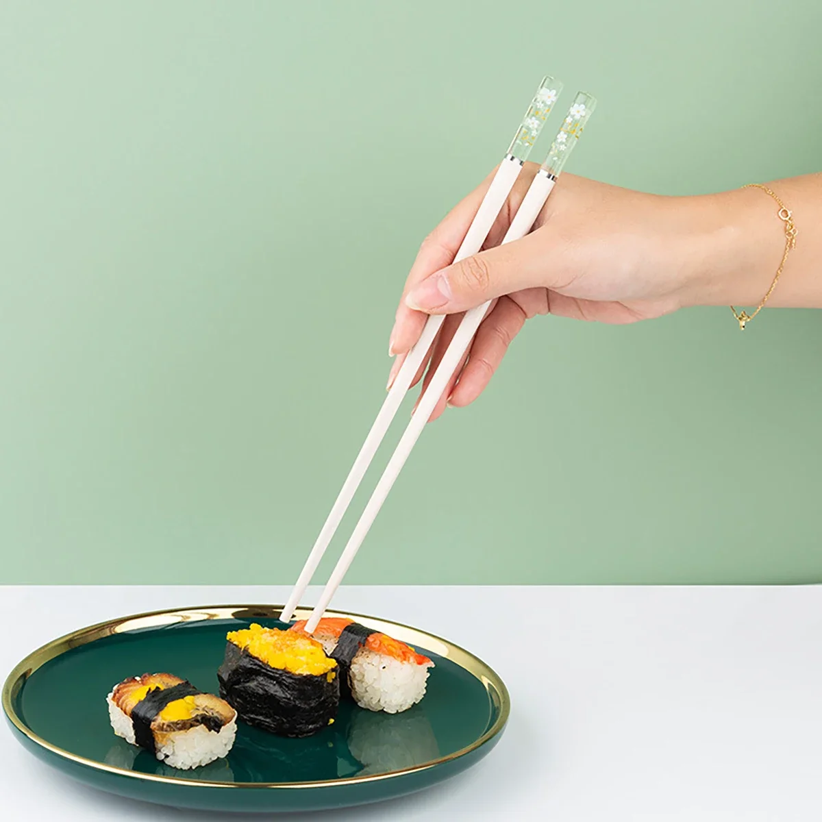 5Pairs Non-Slip Chopsticks Korean Home Hotel Restaurant Portable Healthy Food Stick For Sushi Chopsticks