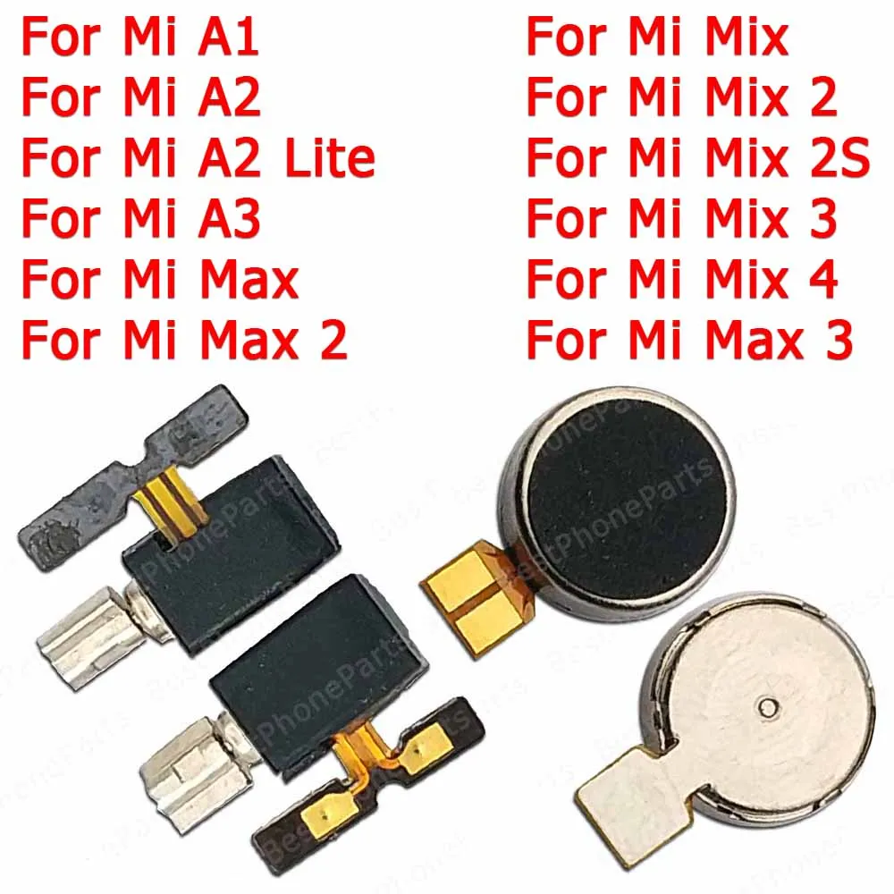 For Xiaomi Mi Max 2 Mix 2S 3 4 A1 5X A2 Lite 6X A3 Flex Cable Replacement Ringer Vibration Repair Vibrator Motor