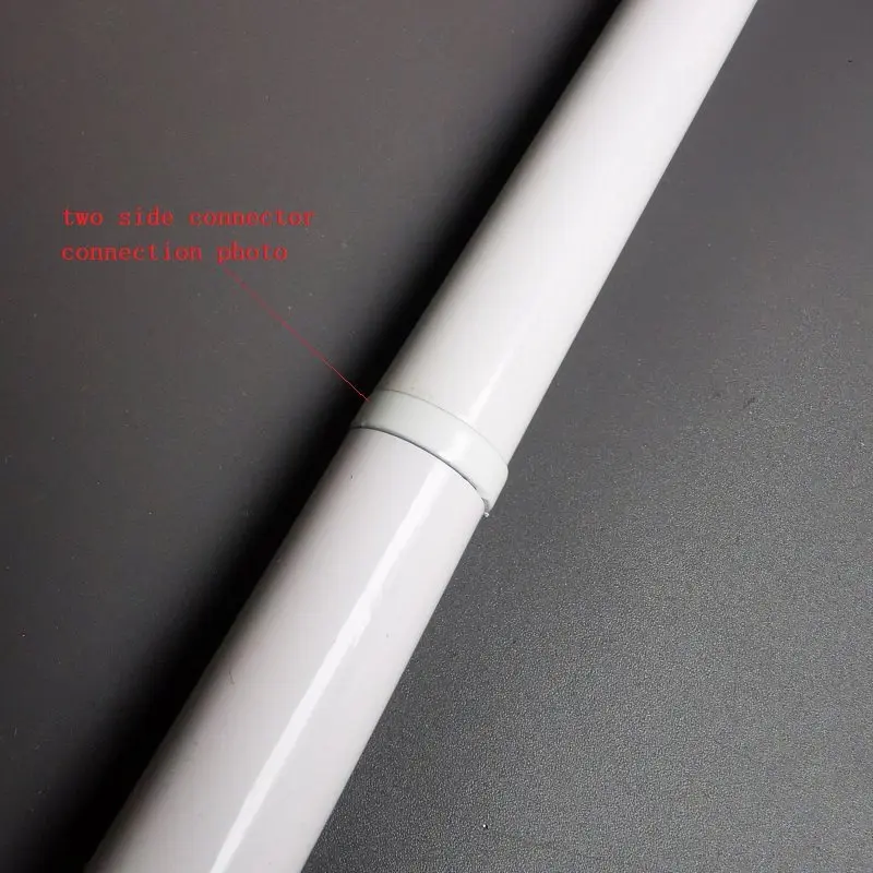 2PCS Diameter 16mm Inner Tooth Straight Tube Two Ends with Inner Tooth For Floor/Chandelier Lamp Middle Tube Extension Rod