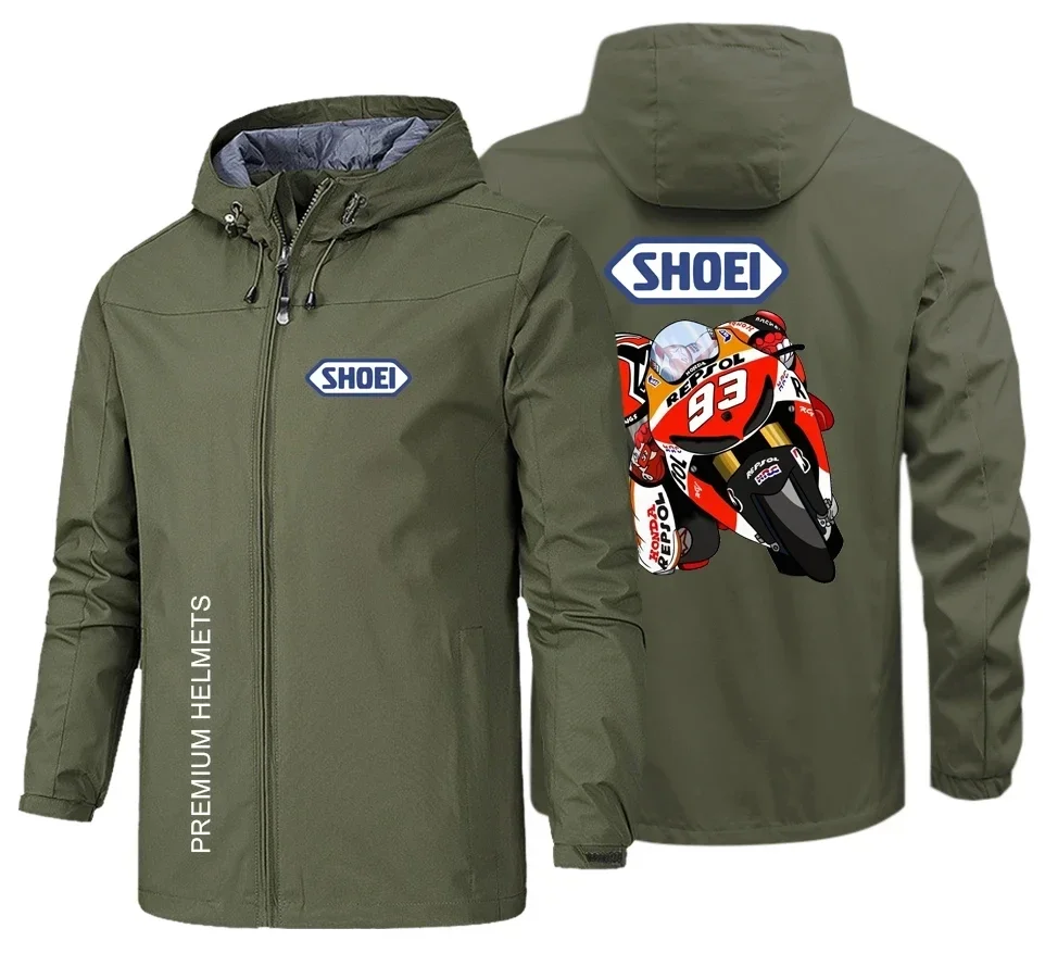 

Men's Waterproof Hooded Zipper High-end Jacket Sun Protection and Waterproof Men's Windbreaker Autumn and Winter New Style