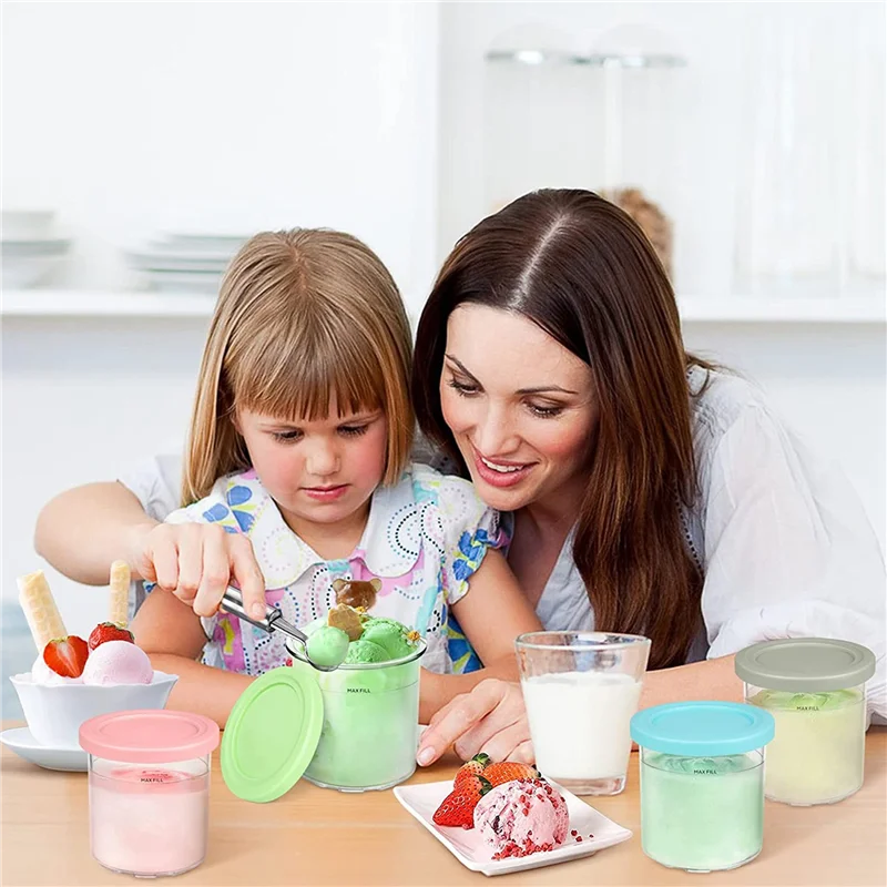 مكاييل وأغطية بديلة لـ A40Z لكريم النينجا المتوافقة مع سلسلة NC300 وNC301 Vs NC299AMZ (4 عبوات)