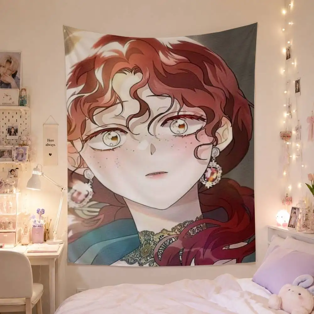 manhwa Under the Oak Tree Tapestry Background Hanging Cloth Bedroom Room Decor Aesthetic Tapestry Wall Party