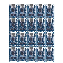 1-100PCS Type-c USB 5V 1A 18650 TP4056 Lithium Battery Charger Module Charging Board With Protection Function Li-ion for DIY