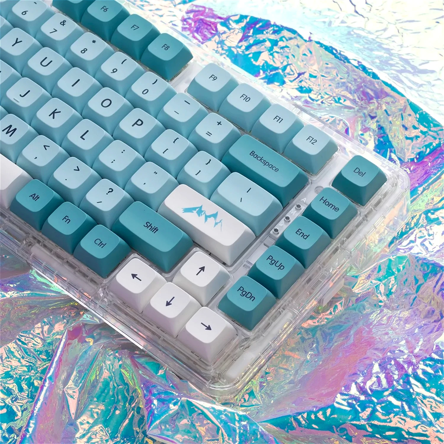 

125 Keys Iceberg Keycaps PBT Glacier Theme XDA MDA Keycaps for MX Switch Gamer Keyboards