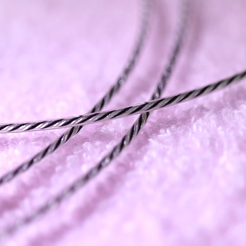 Графеновый однокристальный серебристый кабель OD: 1,6 мм для наушников «сделай сам»