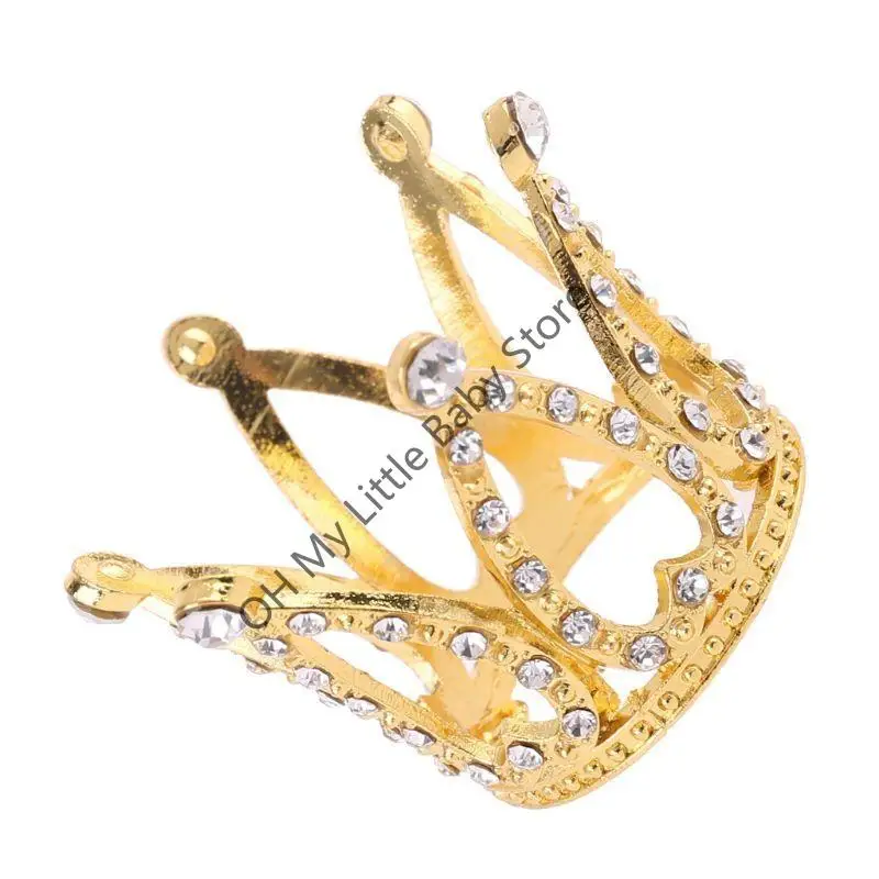 

M76C Shinning Crown Toddler Birthday Headband Taking Photo Delicate Hair Supplies