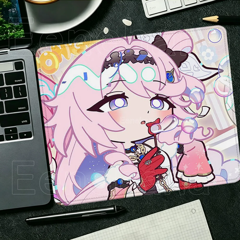 HD printing Denia Wuthering Waves Mousepad Kawaii Anime Girl Gaming small size PC Computer Keyboard Mouse Pad overlock Desk Mat