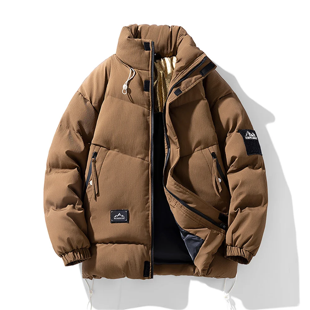 

Winter New Cotton Jackets for Men Plus Size 8XL Parkas Men's Thicken Warm Windproof Puffer Jackets Stand Collar Parka Coat Man