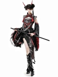 New original authentic Chinese martial arts Chinese style sweet cute super cool lolita dress cosplay set