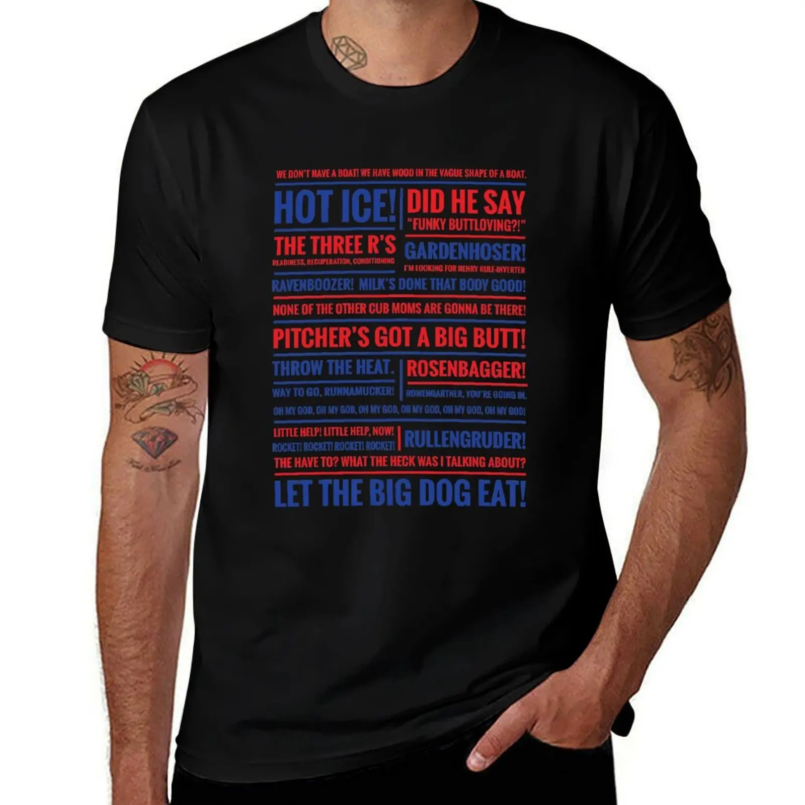 Rookie of the Year - Typographic Quotes T-Shirt Athletic Quick Dry T-Shirt for Men
