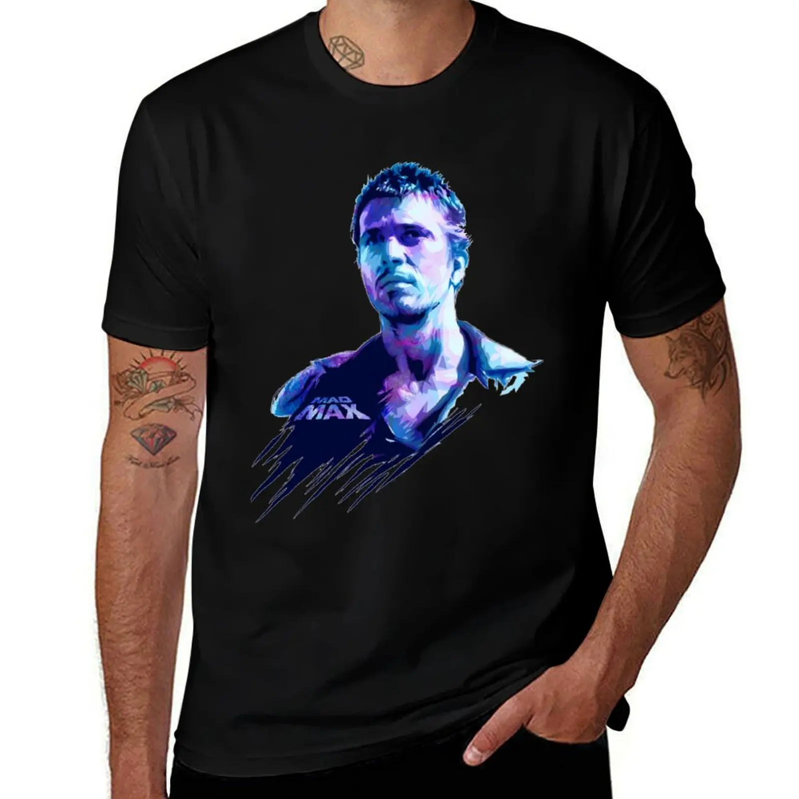 

Mel Gibson T-Shirt T-Shirt t shirts for man graphic vintage t shirt man cotton T-Shirt