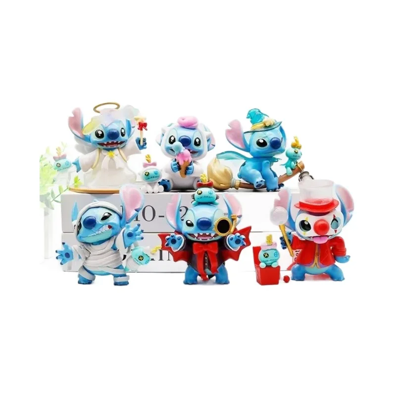Boîte aveugle de la série Stitch's Bizarre Diary 2.0, poupée tendance, fait à la main, interstellaire, bébé, ornement de bureau créatif, cadeau d'ornement de voiture