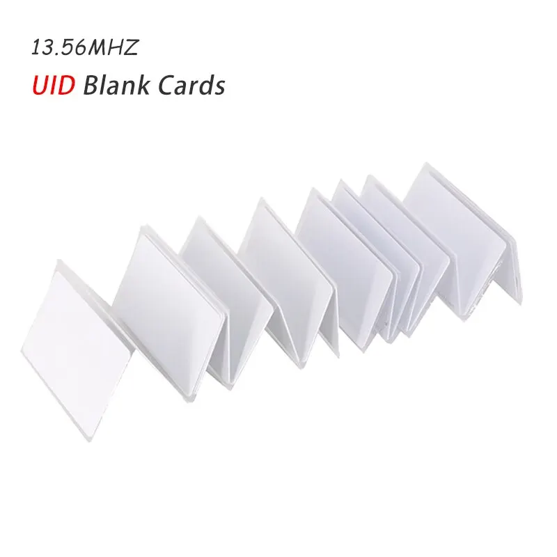 Rewritable 10PCS/20PCS RFID 13.56MHz CUID UID Blank Card Clone Card Copyable Changeable Smart IC S50 Card Duplicator White Cards