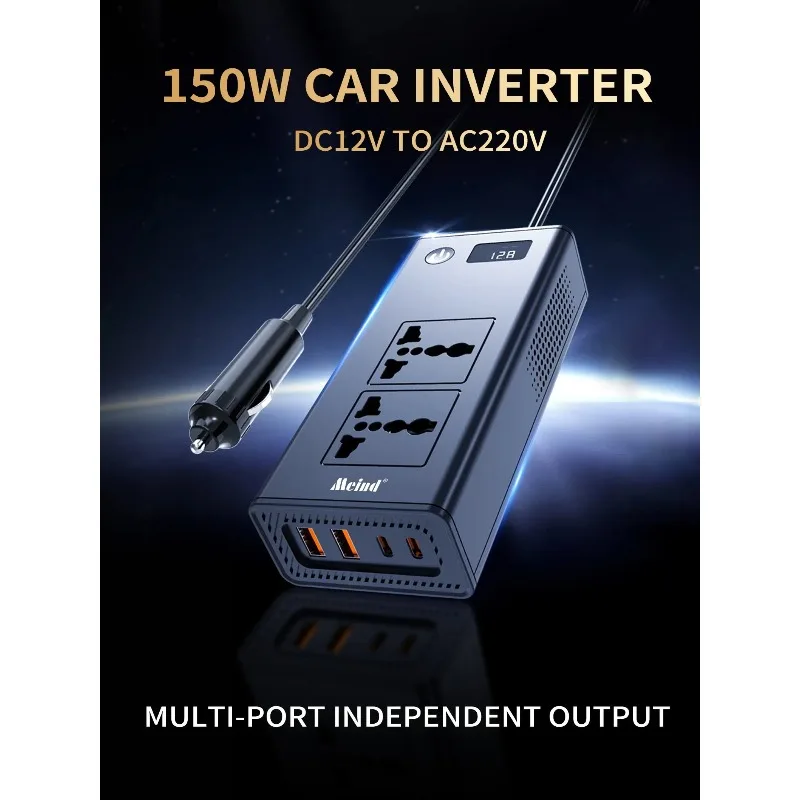 Convertitore di potenza per auto da 200 W del fornitore cinese da CC 12 V a CA 220 V con certificazione CE/RoHS