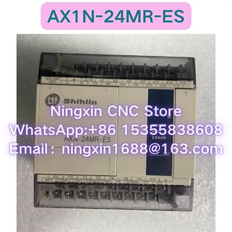 

Подержанный программируемый логический контроллер ПЛК AX1N-24MR-ES Функциональный тест ОК Быстрая доставка