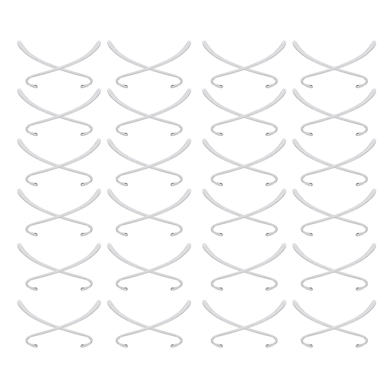 

50pcs Retro Diy Bookmark Charms Vintage Alloy Pendants Hook Jewelry Findings For Handmade Accessories Reading Craft Projects