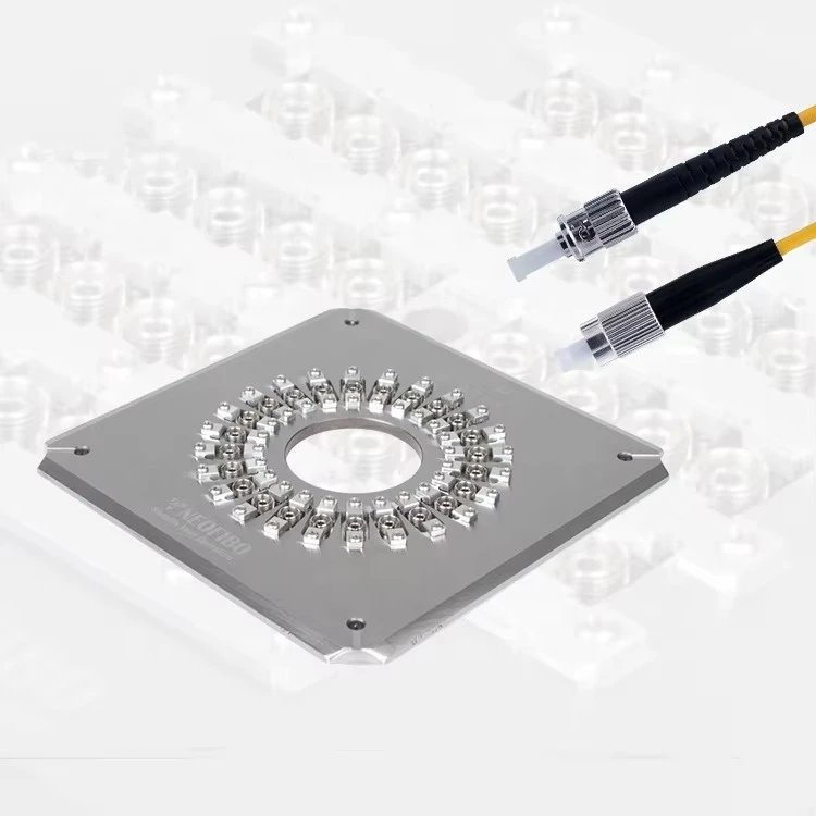 FC-PC-24 Optical Fiber Fc/pc Connector Plate Holder for Fiber Patch Cord Fiber Optic Polishing Fixture