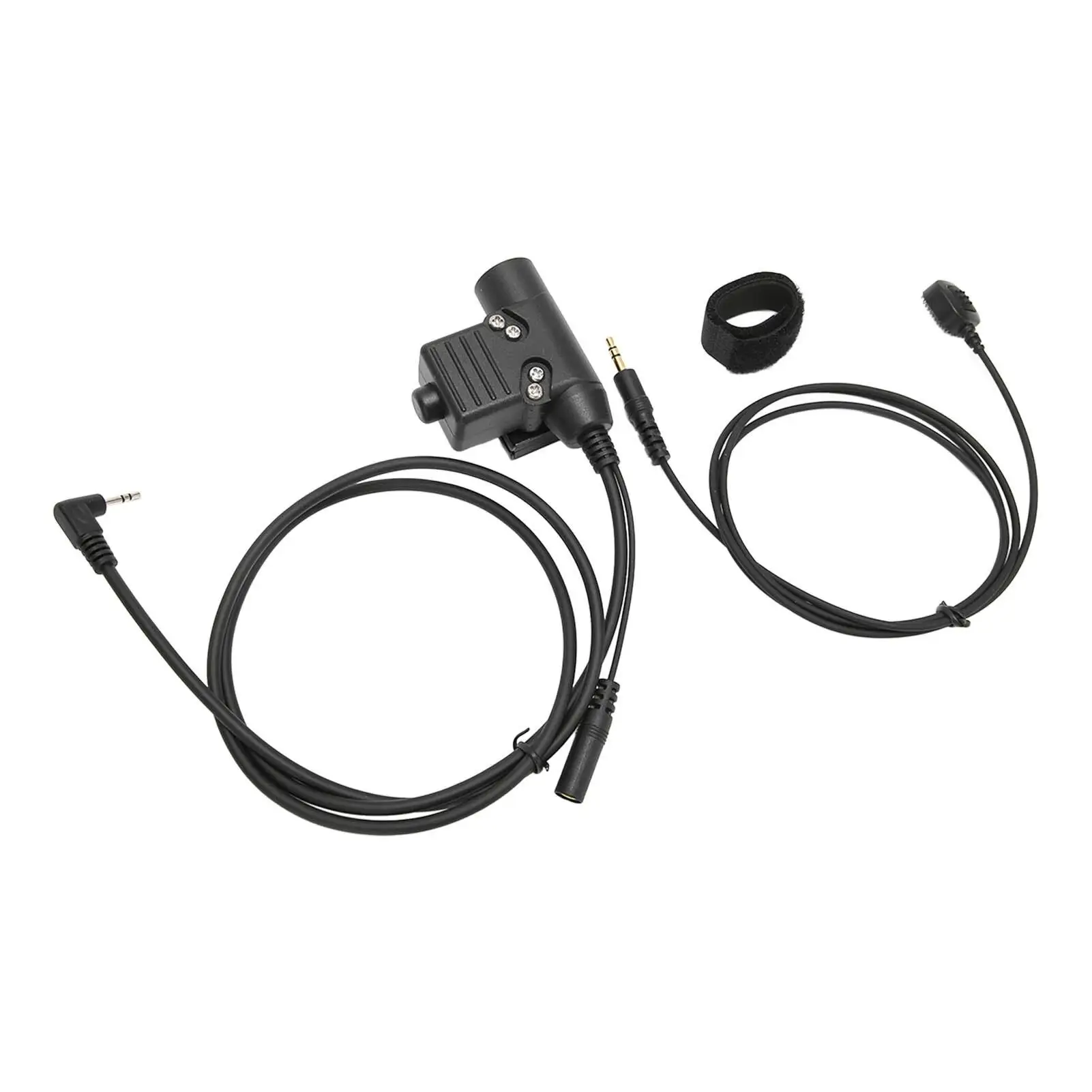 U94 PTT Finger Microphone for 2 .5mm Walkie Talkies - Compatible Communication Accessory