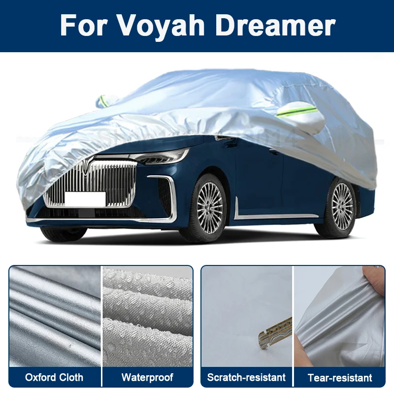 

Outdoor Full Car Cover For Voyah Dreamer with Reflective Strips Waterproof Snowproof Dustproof UV Protection