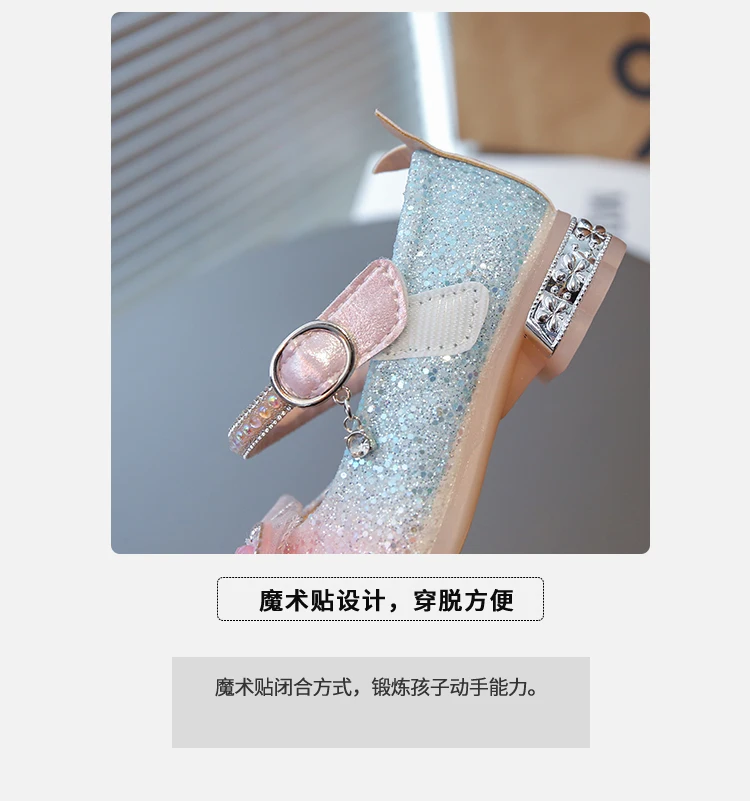 2026 Fashion Elegant Soft Sole Anti-slippery Versatile Dress Leather Shoe for Party Autumn New Children Princess Shoes for Girls