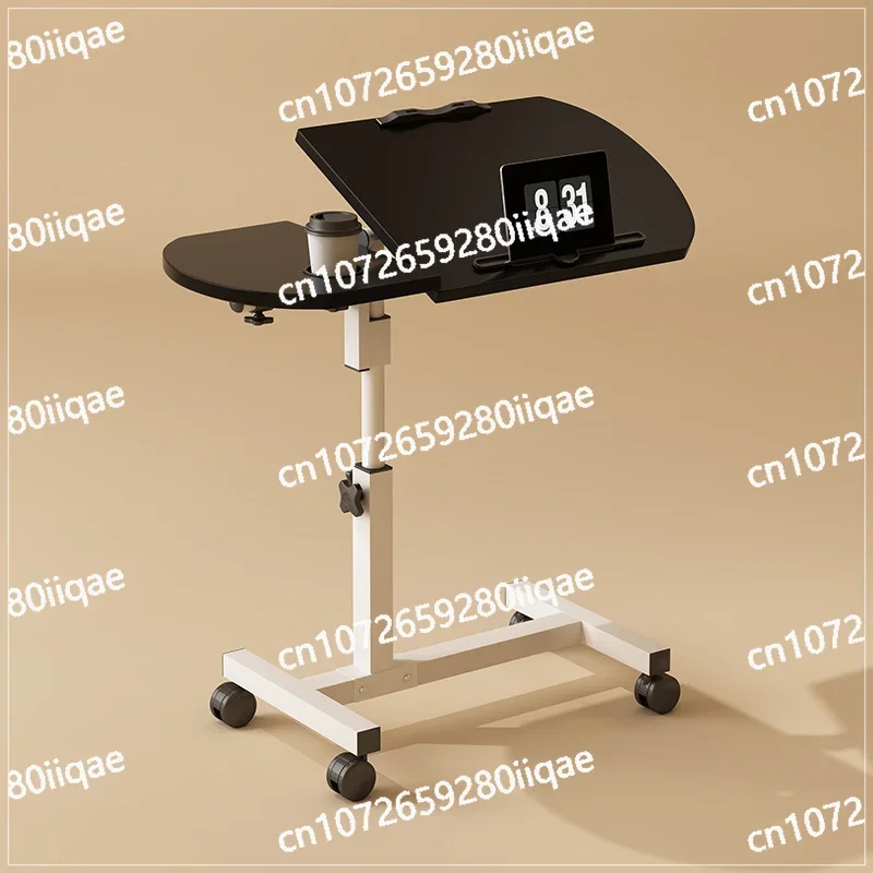 Mobile lifting bedside table Laptop computer table Standing office Lifting speech table