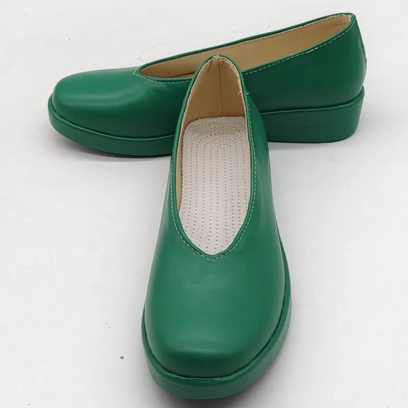 Anime Card Captor LI SYAORAN Grüne Schuhe Cosplay Leder Für Männer und Frauen Party Weihnachten Halloween