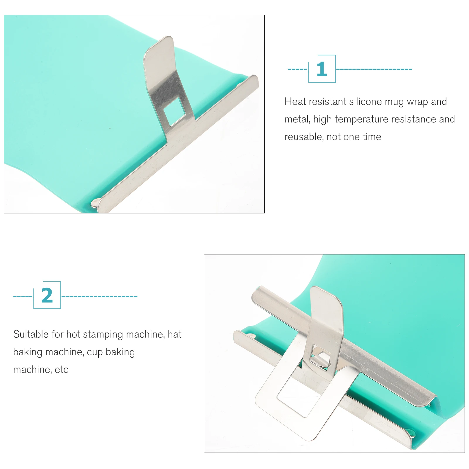 

3D Sublimation Silicone Mug Wrap Heat Resistant Elastic Cup Transfer Clamp Durable Mug Press For 11Oz Cups Reusable Printing