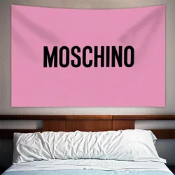 MOSCHINO Fabric Tapestry for Wall Decor Tapestries Art Mural Kawaii Room Decor Aesthetic Boho Home Decoration Decors Bedroom the