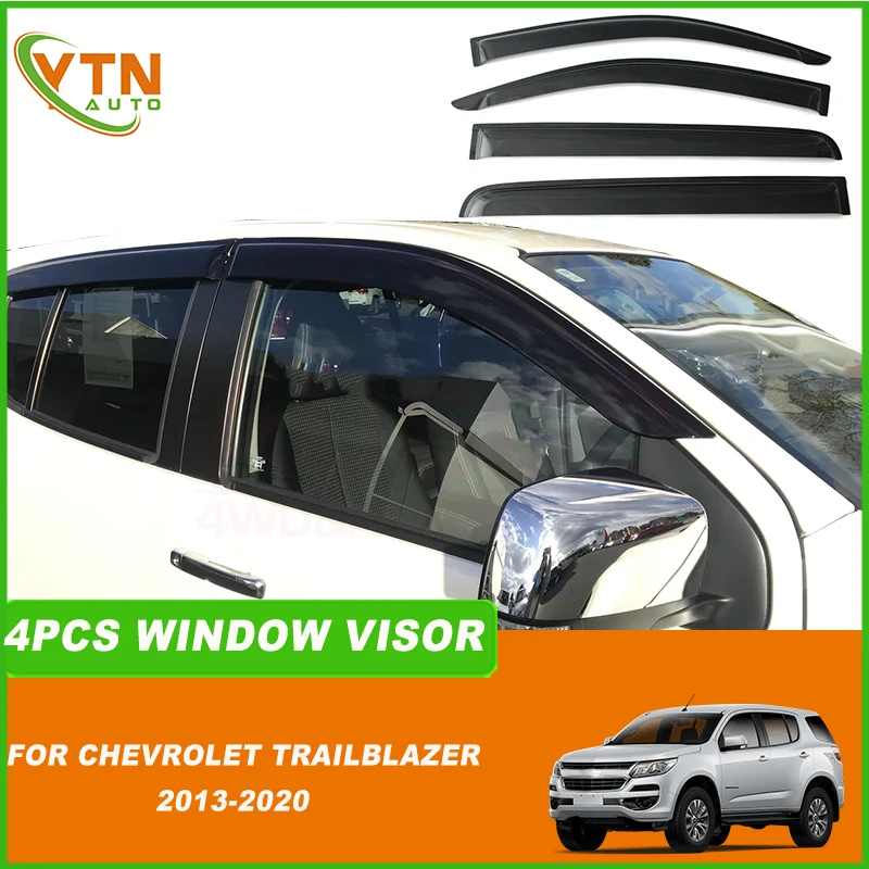 

For Chevrolet Trailblazer 2013 2014 2015 2016 2017 2018 2019 2020 Car Window Door Visor Weather Shields Sun Rain Guards