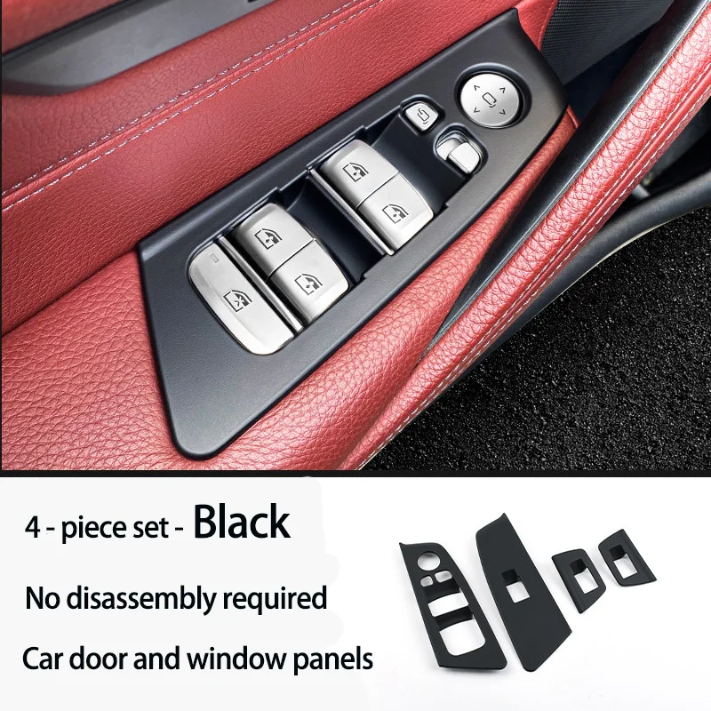 LHD RHD For BMW 5 Series G30 G31 F90 liter window switch panel short axis model 2016-2023 car parts