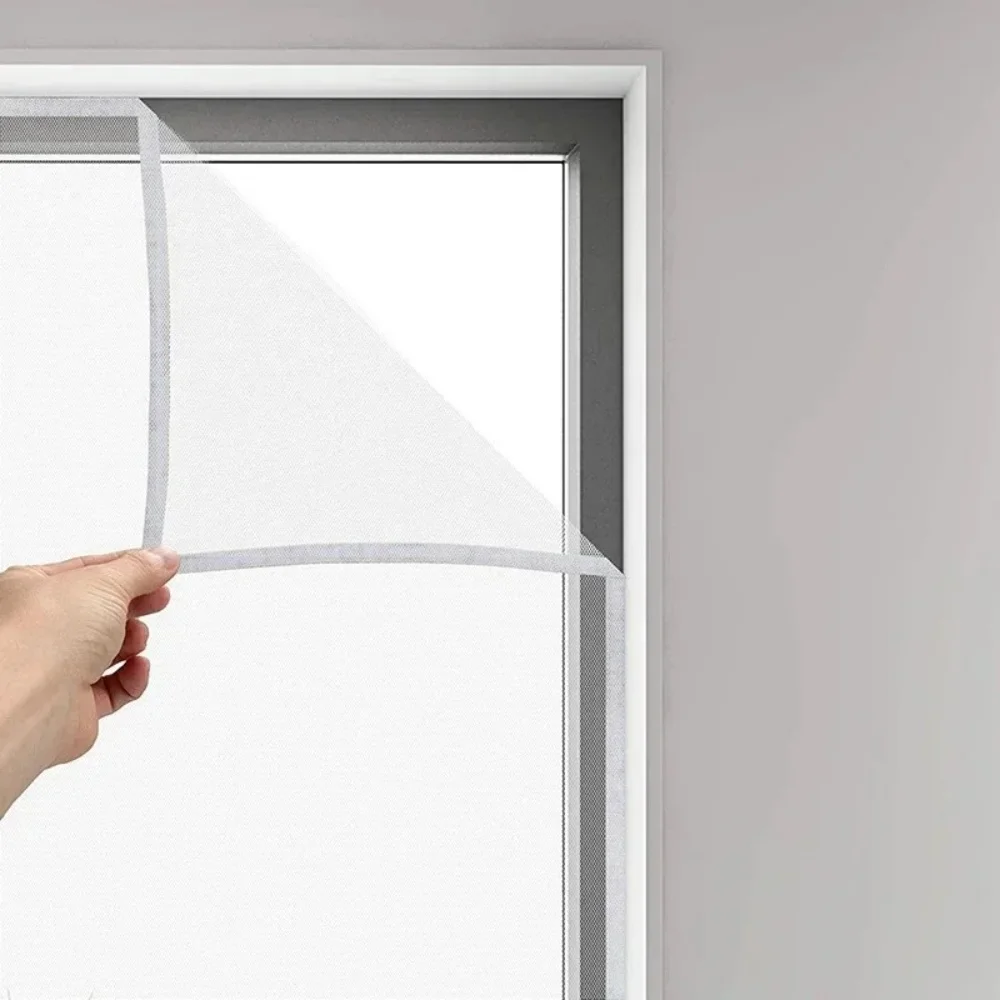 130x150cm 150x200cm Windows Mosquito Net Anti Fly Mosquito Net Screen Door Mosquito Anti Curtains Nets Adhesive Window Room Mesh